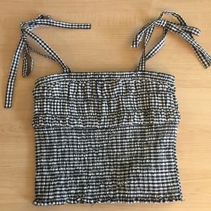 Black Gingham Cami (NWT)